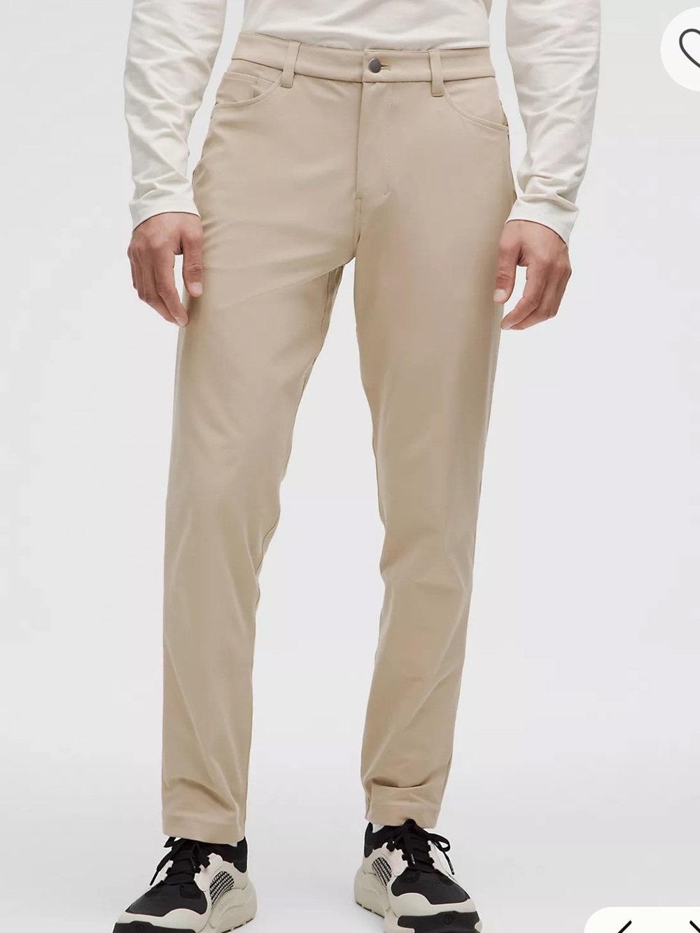 Lululemon Athletica ABC Slim-Fit 5 Pocket Pant 
Size 28 Color Wacky Khaki